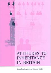 Cover of: Attitudes to Inheritance