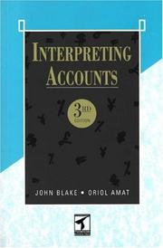 Cover of: Interpreting accounts | Blake, John