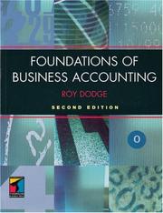 Cover of: Foundations of Business Accounting by Roy Dodge, Roy Dodge