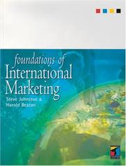 Cover of: Foundations of International Marketing