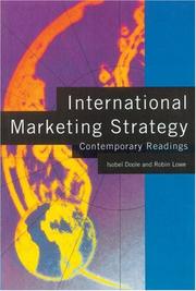 Cover of: International Marketing Strategy: Contemporary Readings