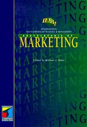 Cover of: The IEBM encyclopedia of marketing