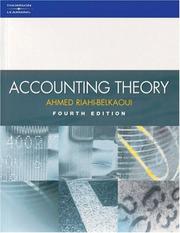 Cover of: Accounting Theory by Ahmed Riahi-Belkaoui