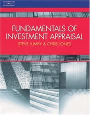 Cover of: Fundamentals of Investment Appraisal by Steve Lumby, Christopher Jones