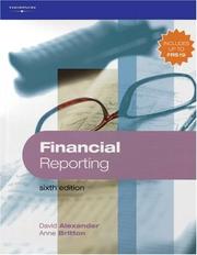 Cover of: Financial Reporting by David Alexander, Anne Britton