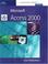 Cover of: Microsoft Access 2000 - Illustrated Introductory