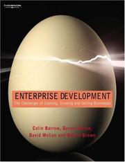 Cover of: Enterprise Development: The Challenges of Starting, Growing and Selling Businesses