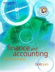 Cover of: Finance and Accounting for Business