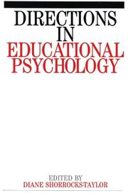Cover of: Directions in educational psychology by edited by Diane Shorrocks-Taylor.