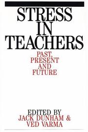 Cover of: Stress in Teachers: Past, Present and Future