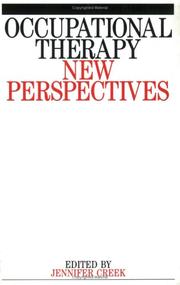 Cover of: Occupational Therapy: New Perspectives