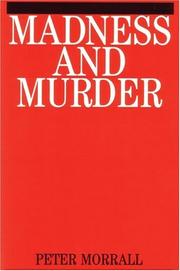 Cover of: Madness and Murder by Peter Morrall