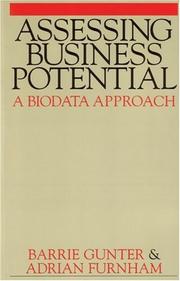 Cover of: Assessing Potential by Barrie Gunter, Furnham, Adrian.