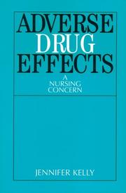 Cover of: Adverse Drug Effects: A Nursing Concern