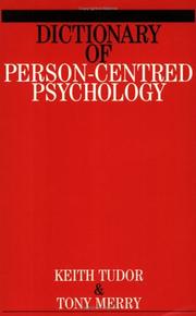 Cover of: Dictionary of Person-Centred Psychology