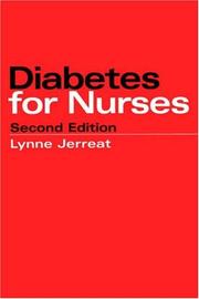 Cover of: Diabetes for Nurses by Lynne Jerreat