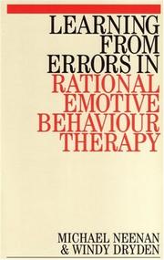 Cover of: Learning from Errors in Rational Emotive Behaviour Therapy
