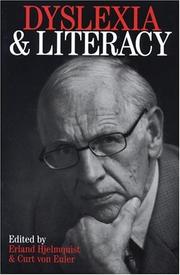 Cover of: Dyslexia and Literacy: A Tribute to Ingvar Lundberg (Dyslexia Series  (Whurr))