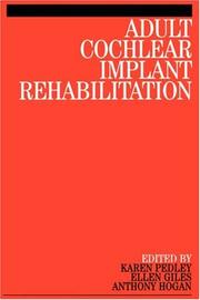 Cover of: Adult Cochlear Implant Rehabilitation