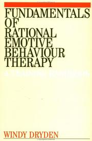 Cover of: The Fundamentals of Rational Emotive Behaviour Therapy by Windy Dryden