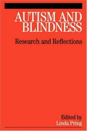 Cover of: Autism and Blindness: Research and Reflections
