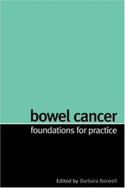 Cover of: Bowel Cancer by Barbara Borwell
