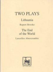 Two Plays by Lascelles Abercrombie