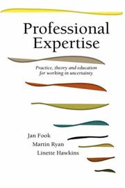 Cover of: Professional expertise by Jan Fook