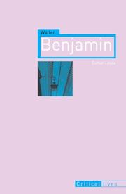 Cover of: Walter Benjamin (Reaktion Books - Critical Lives) by Esther Leslie