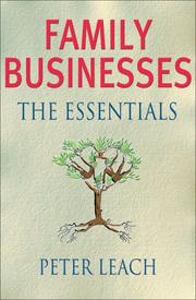 Cover of: Family Businesses: The Essentials