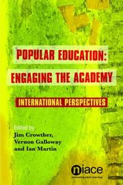 Cover of: Popular education: engaging the academy : international perspectives
