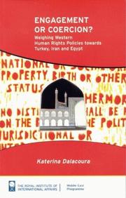 Cover of: Engagement or Coercion?: Weighing Western Human Rights Policies Towards Turkey, Iran, and Egypt