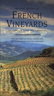 Cover of: French Vineyards by Michael Busselle, Michael Busselle