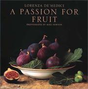 Cover of: A Passion for Fruit by Lorenza De' Medici Stucchi