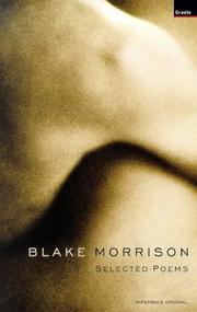 Cover of: Selected poems by Blake Morrison