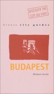 Cover of: Granta City Guides: Budapest (Granta City Guides)