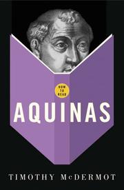 Cover of: How to Read Aquinas (How to Read) by Timothy McDermott
