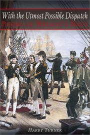 Cover of: WITH THE UTMOST POSSIBLE DISPATCH: Poems of Nelson's Navy