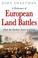 Cover of: A dictionary of European land battles