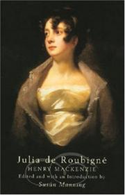 Cover of: Julia de Roubigné by Henry Mackenzie