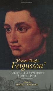 Cover of: 'Heaven-Taught Fergusson' by Robert Crawford
