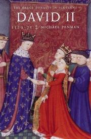 Cover of: David II, 1329-71 by Michael A. Penman