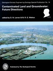 Cover of: Contaminated Land and Groundwater: Future Directions (Stewart Dynasty in Scotland)
