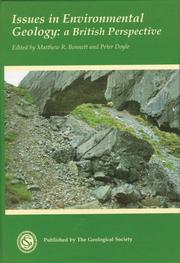 Cover of: Issues in environmental geology by edited by Matthew R. Bennett & Peter Doyle ; with editorial assistance from Linda Murr, Stephen J. Edwards & Jonathan G. Larwood.