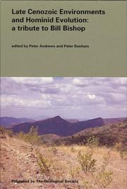 Cover of: Late Cenozoic environments and hominid evolution by edited by Peter Andrews and Peter Banham.