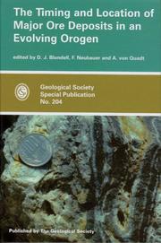 Cover of: The timing and location of major ore deposits in an evolving orogen
