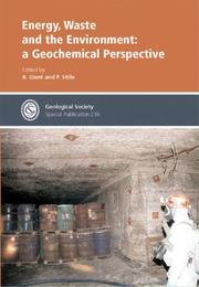 Cover of: Energy, Waste and the Environment:  A Geochemical Perspective (Geological Society Special Publication)