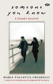 Cover of: Someone You Know: A Friend's Farewell