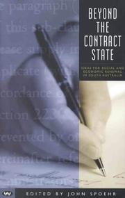 Cover of: Beyond the contract state: ideas for social and economic renewal in South Australia