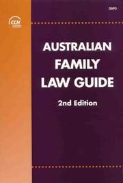 Cover of: Australian family law guide.